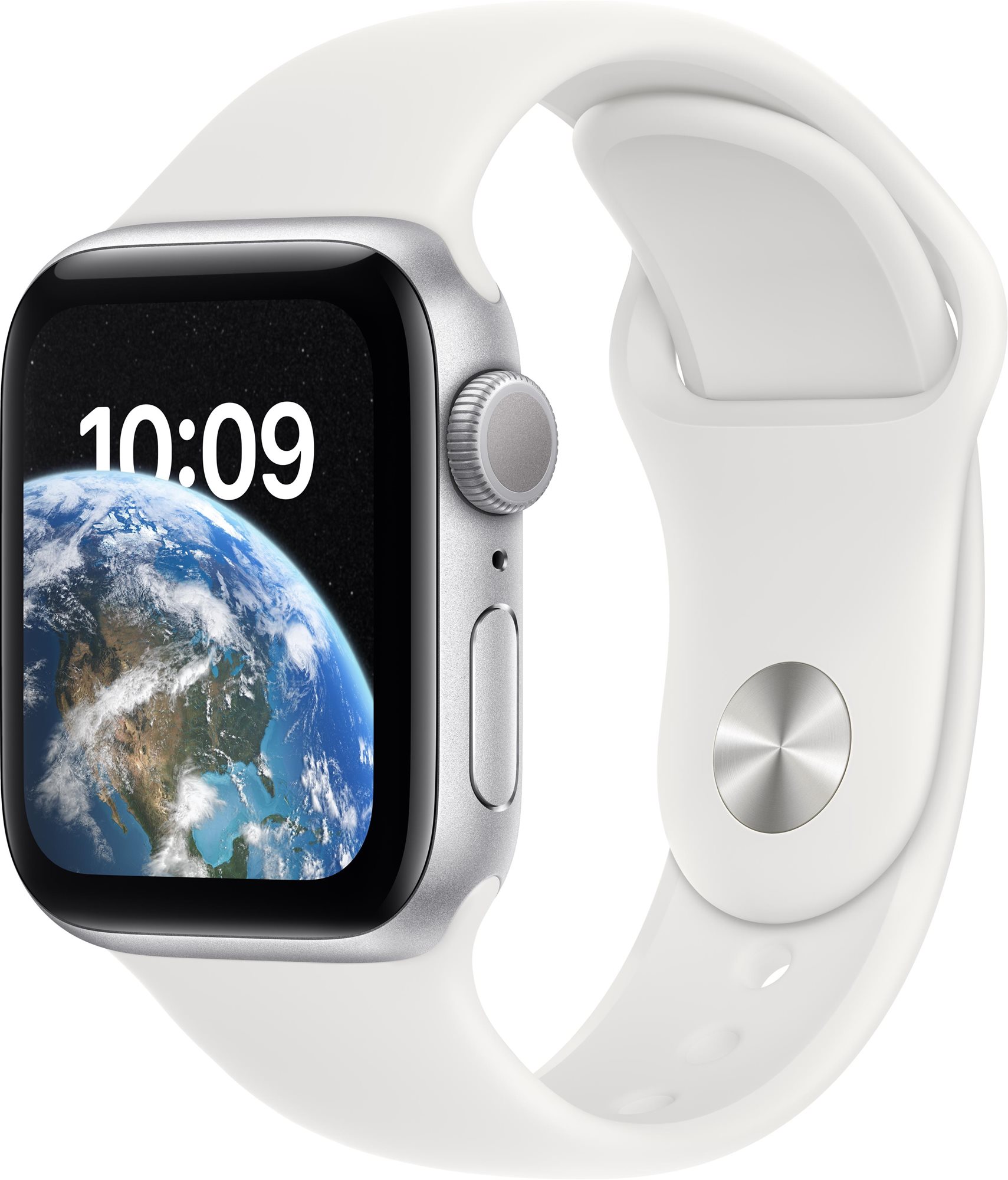 Apple Watch SE (2022) 40mm GPS Silver Aluminium Case with Sport Band