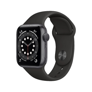 Apple Watch Series 6 40mm Grey Aluminum Case with Sport Band - Black