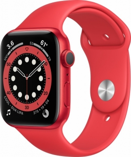 Apple Watch Series 6 40mm Red Aluminum Case with Sport Band - Red
