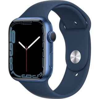 Apple Watch Series 7 45mm Blue Aluminium Case with Sport Band - Abyss Blue