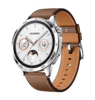 Huawei Watch GT 4 46mm Brown Leather Strap